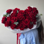 Букет из 25 красных французских роз — вид 3